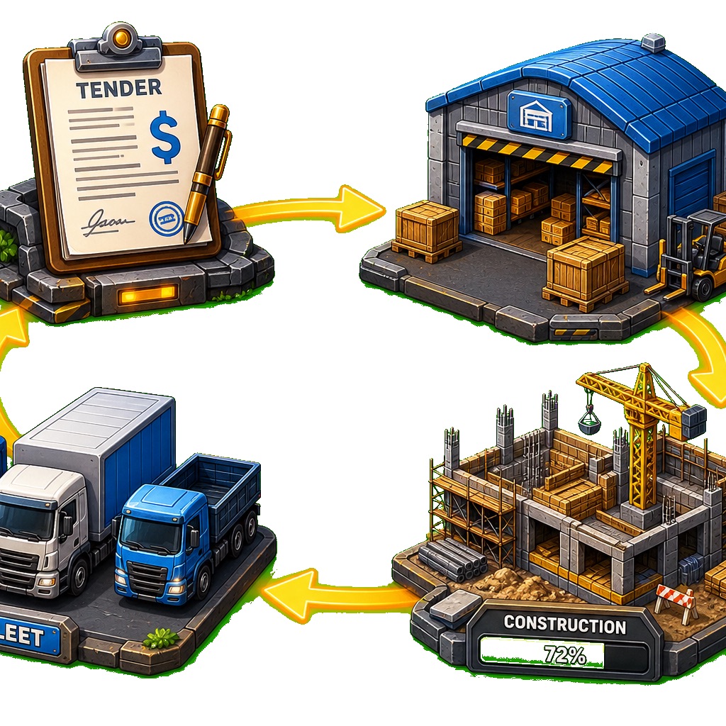 Manage the construction chain